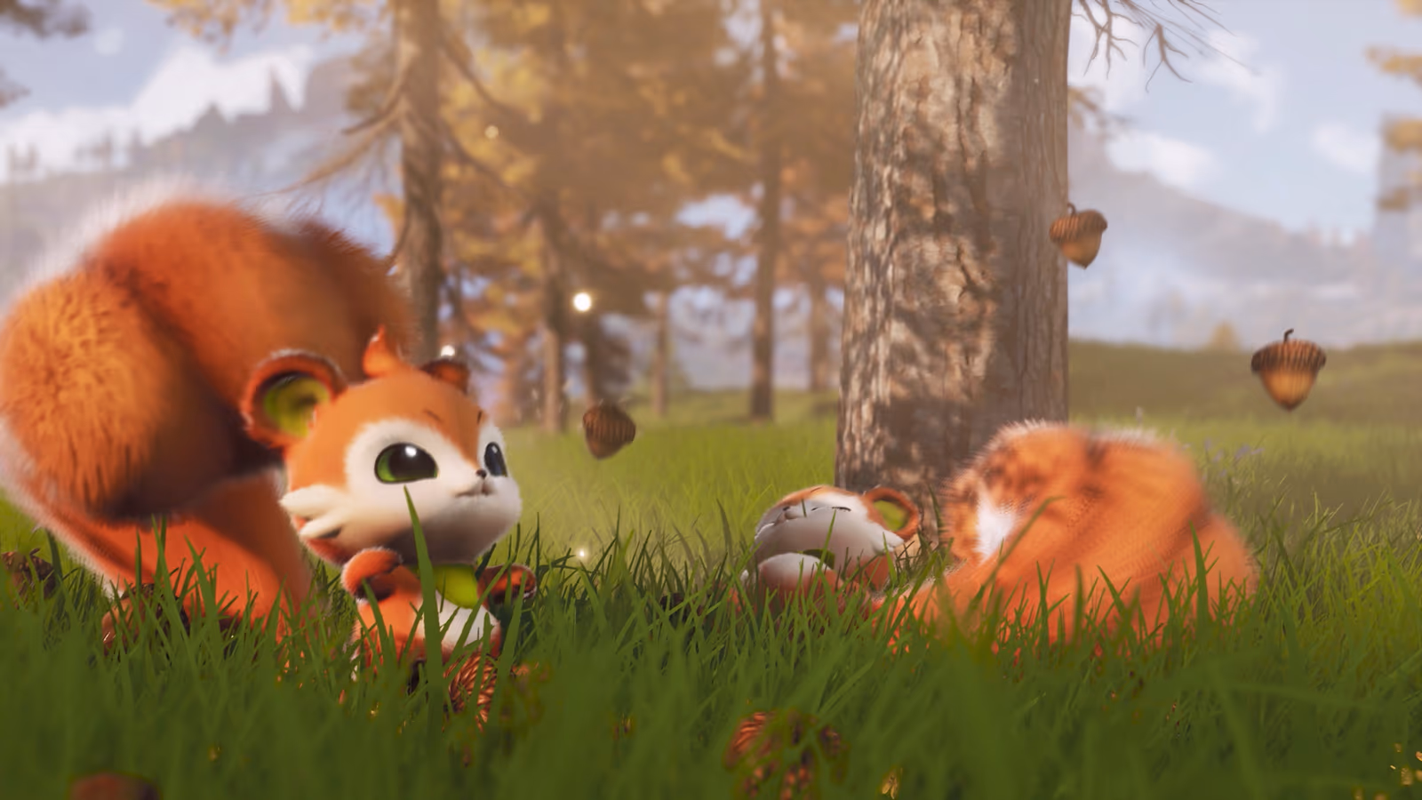 A tamer approaches Aniimo in an official open-world scene