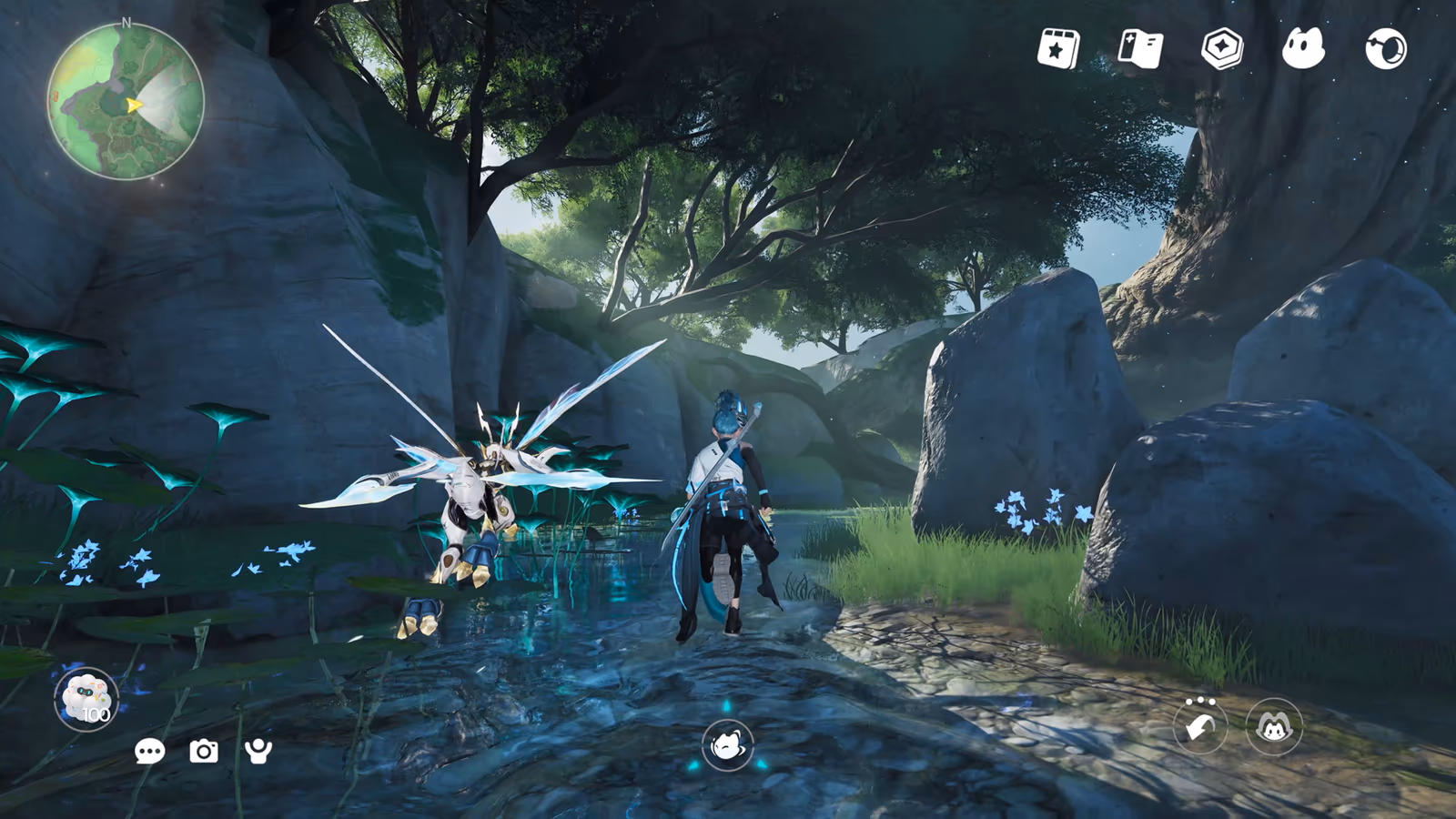 Aniimo characters gathering in an official cooperative scene