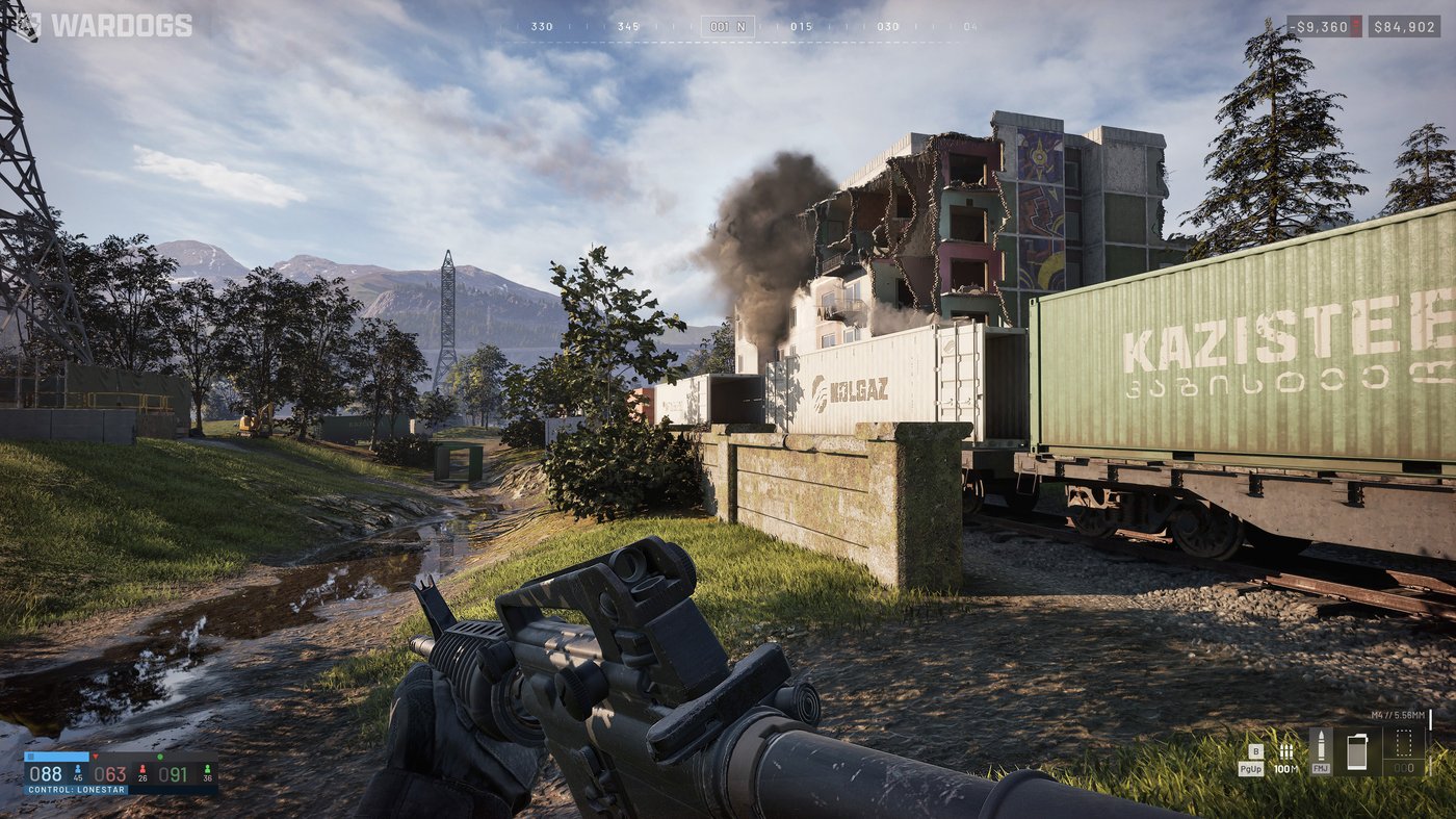 Official WARDOGS screenshot of destructible battlefield structures
