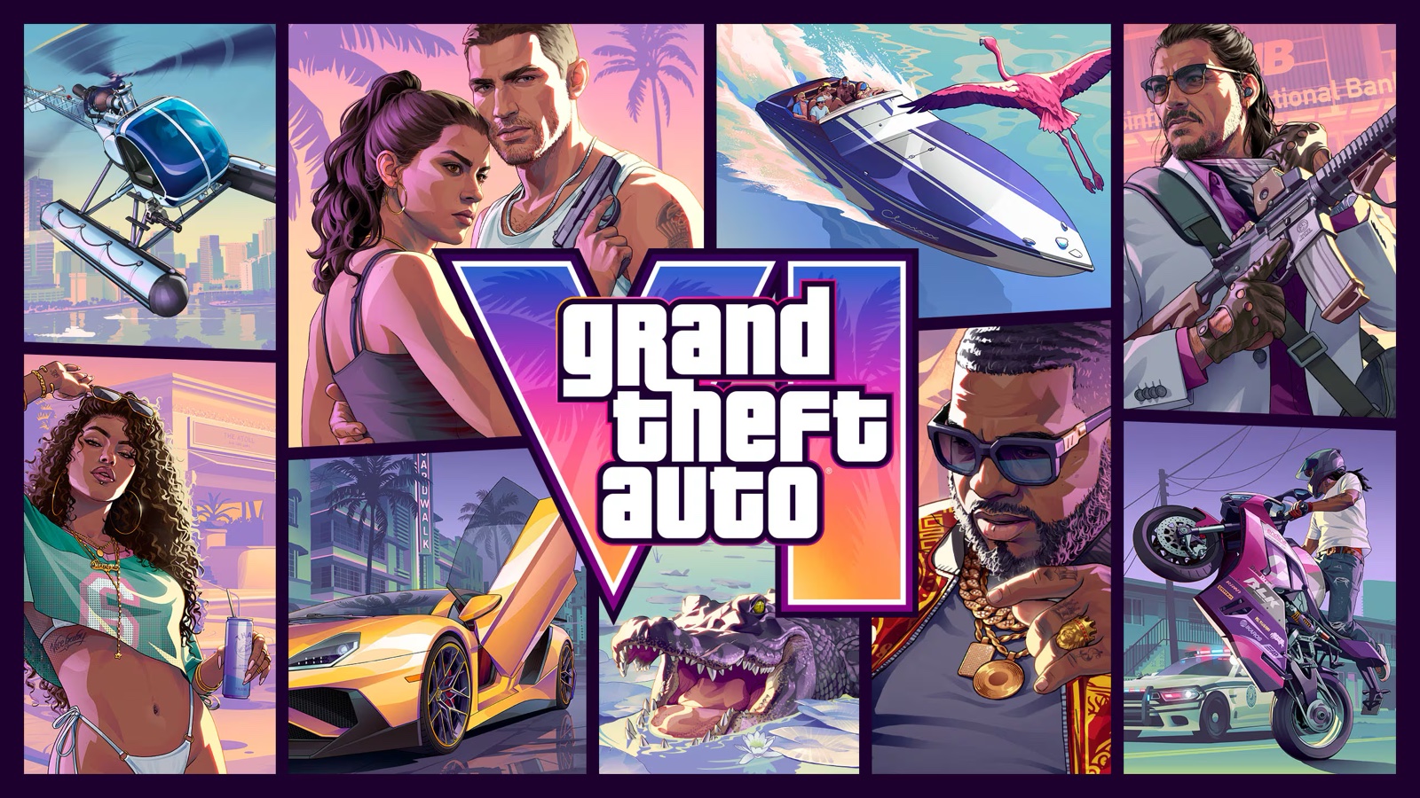Grand Theft Auto VI official cover art