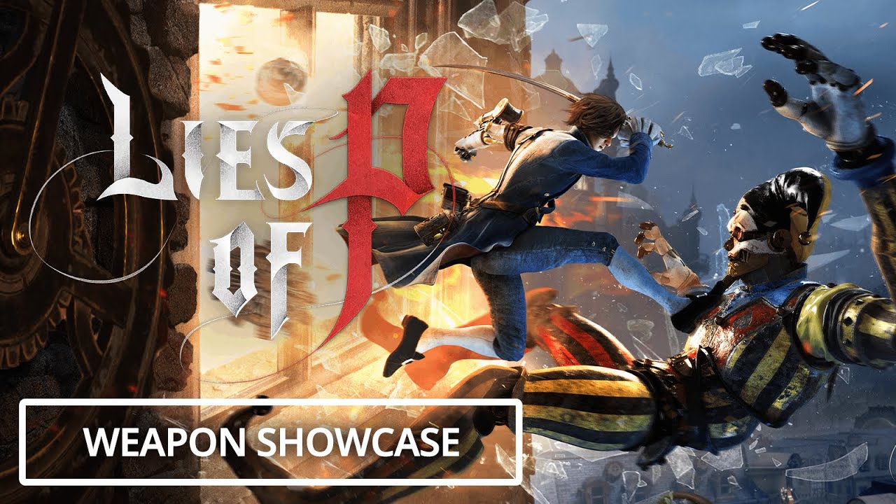 Lies of P weapon assembly and combat artwork