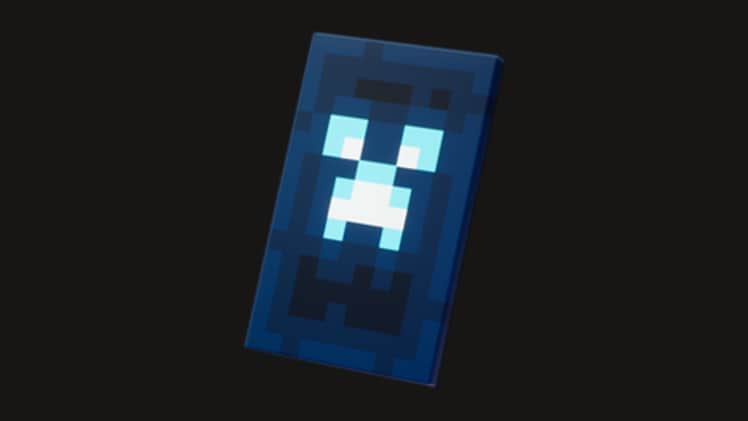 Official blue Corrupted Creeper Cape reward