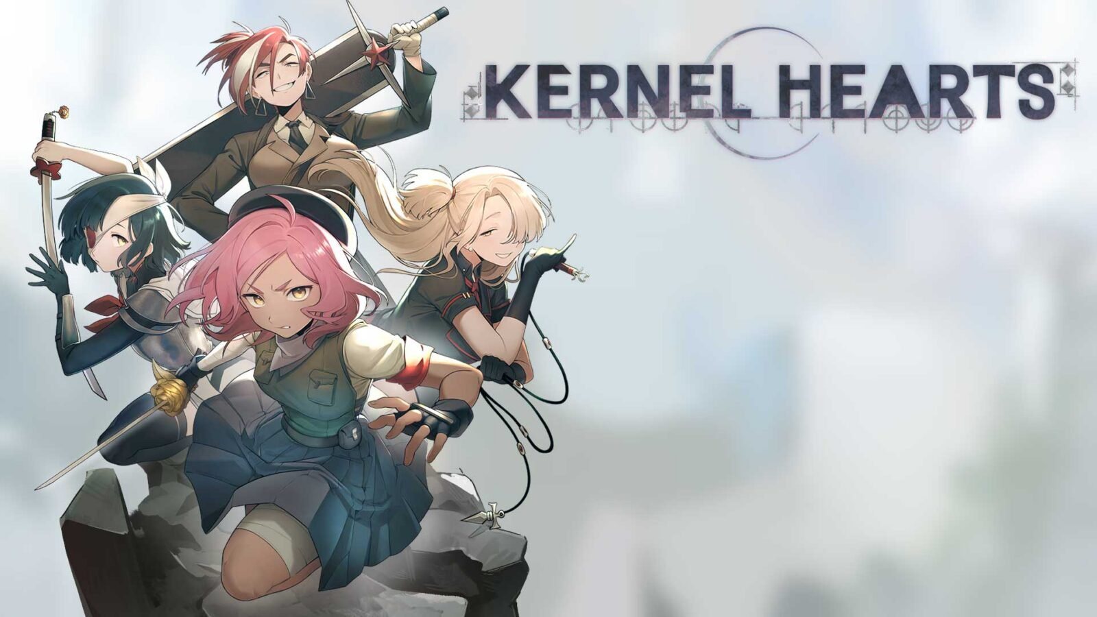 Offizielle Kernel Hearts Charakter-Schlüsselgrafik