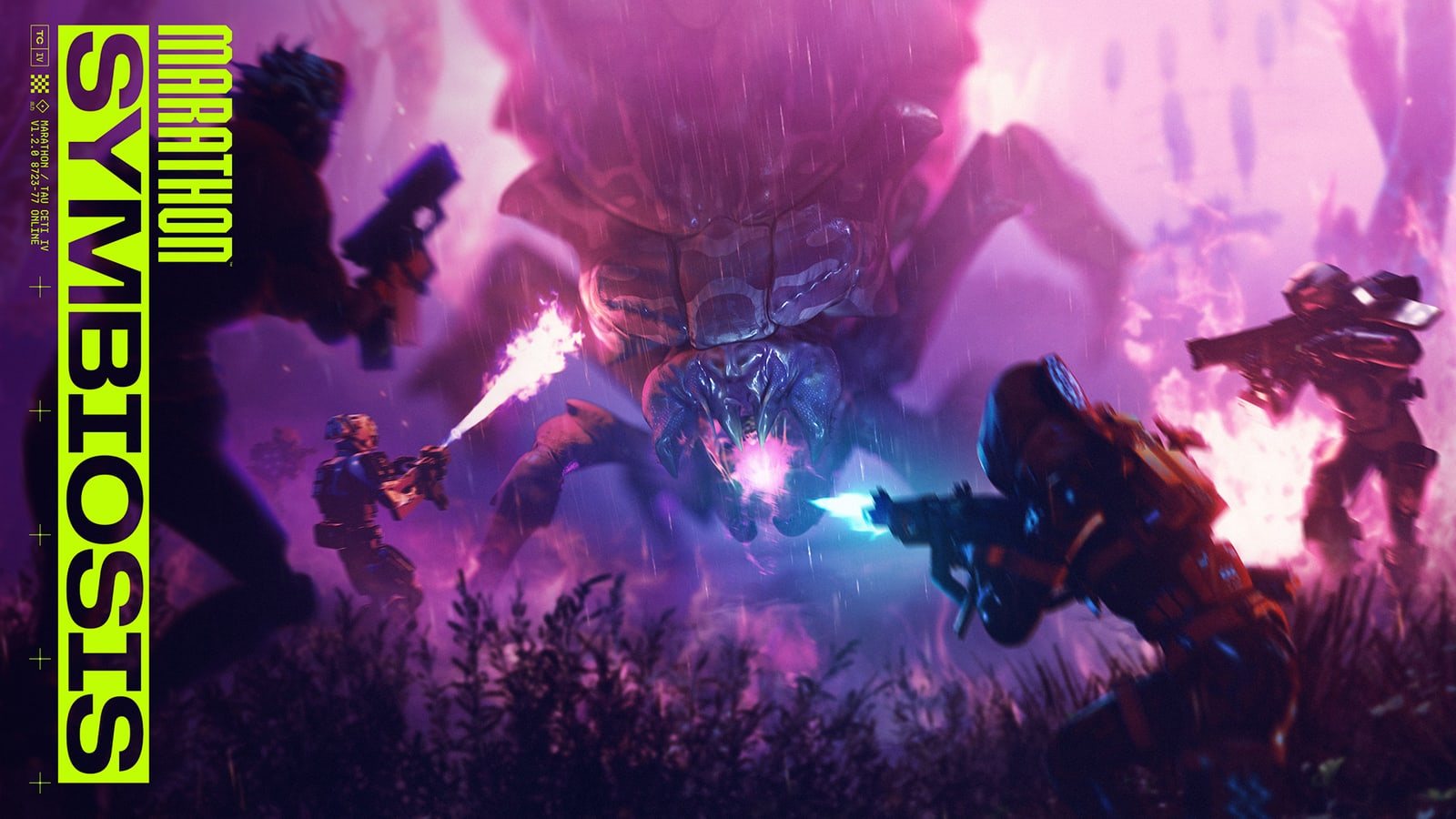 Marathon Symbiosis offizielles Key Art.