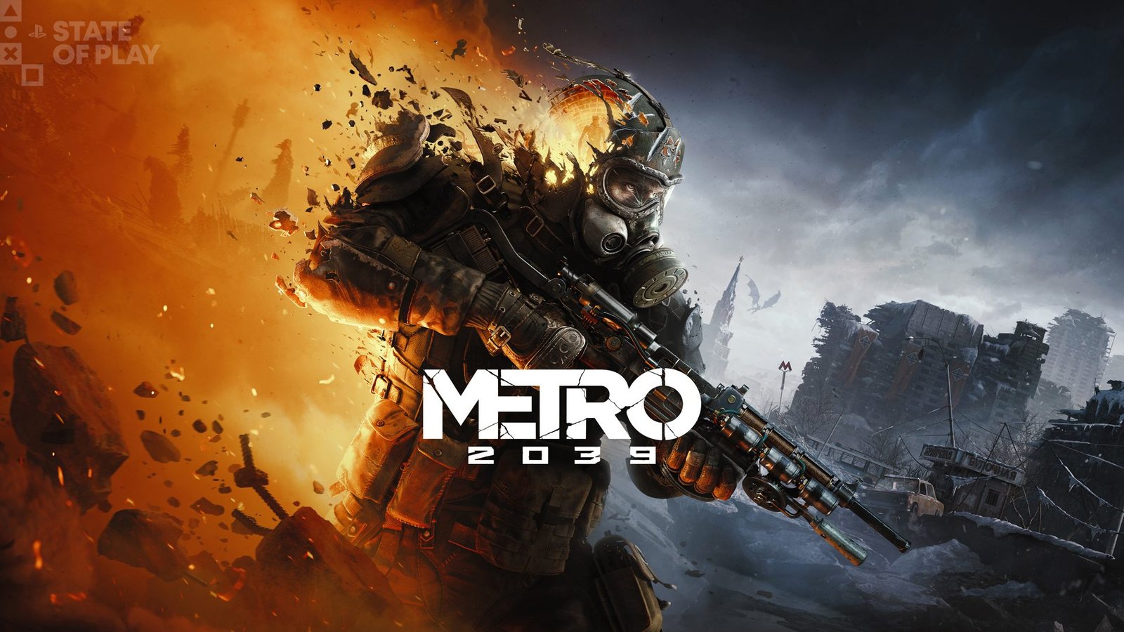 The Stranger erkundet das zerstörte Moskau in hellem offiziellem Metro 2039-Gameplay