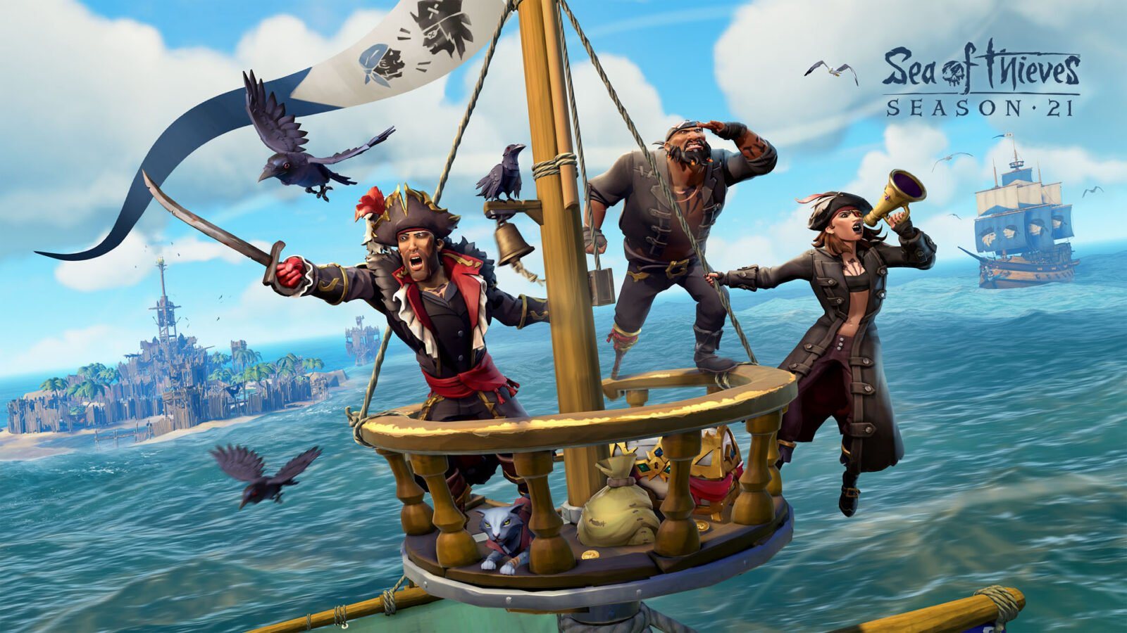 Offizielle Sea of Thieves Saison 21 Schlüsselgrafik