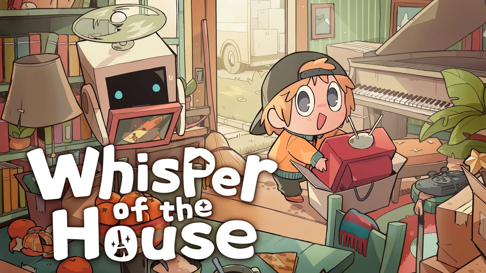 BrightはWhisper of the Houseの部屋を家具で満たし、整理するキャラクターを描きました。