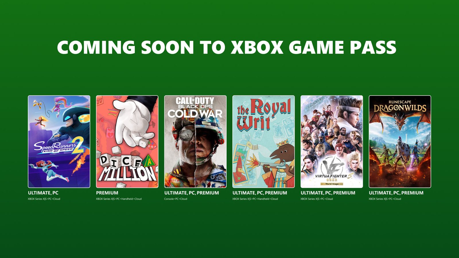Official Xbox Game Pass September 2026 Wave 1 lineup graphic