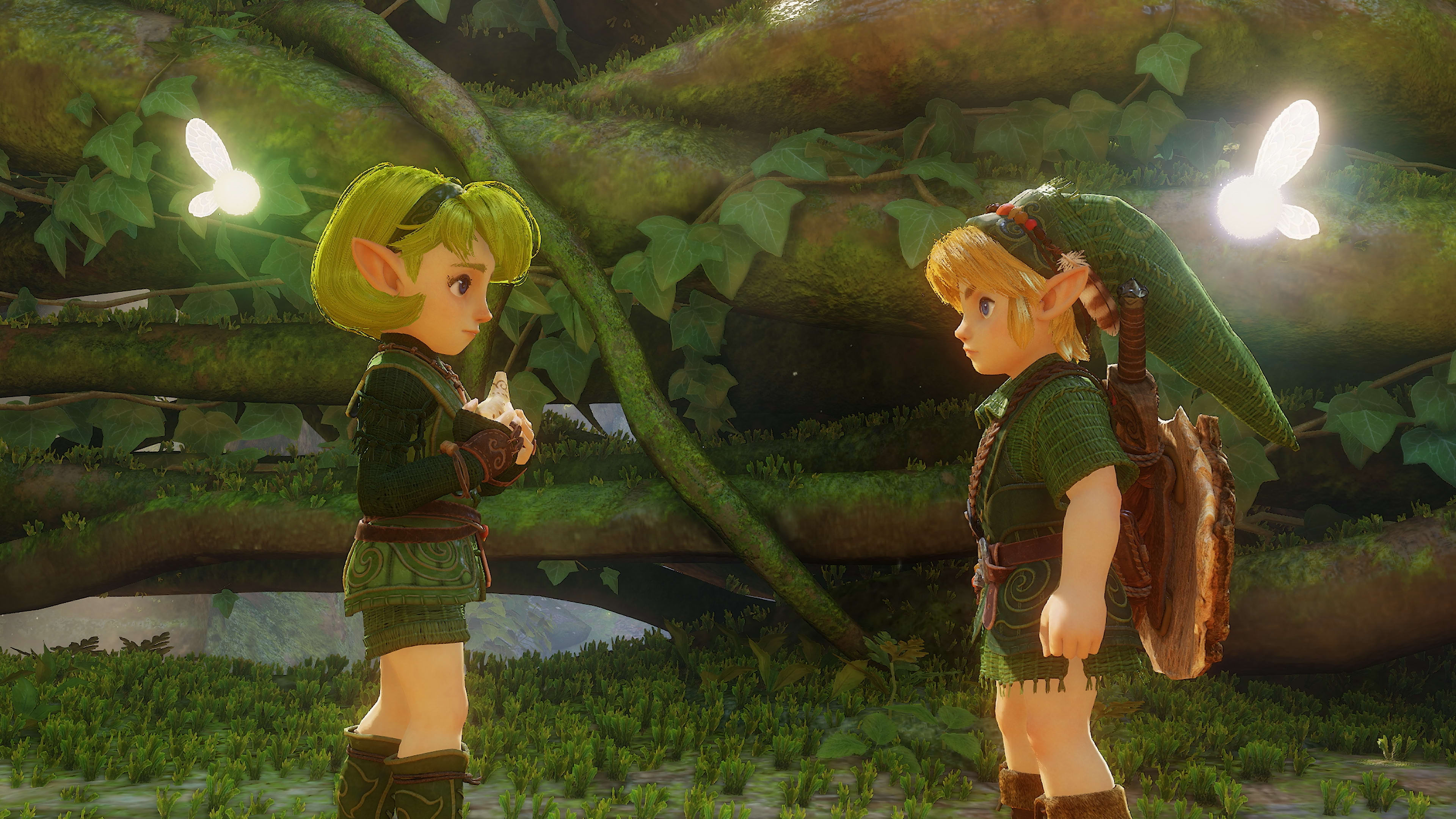 Link crosses Hyrule Field in official Ocarina of Time Switch 2 gameplay