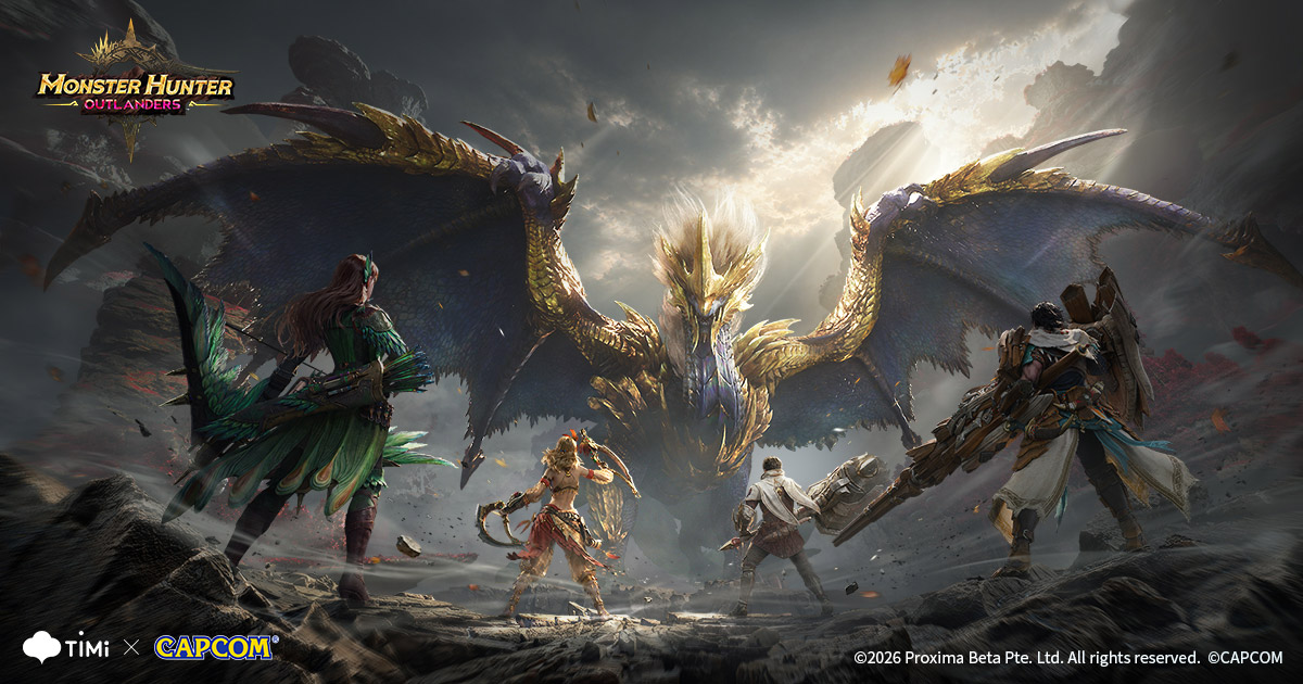 Monster Hunter Outlanders official key art